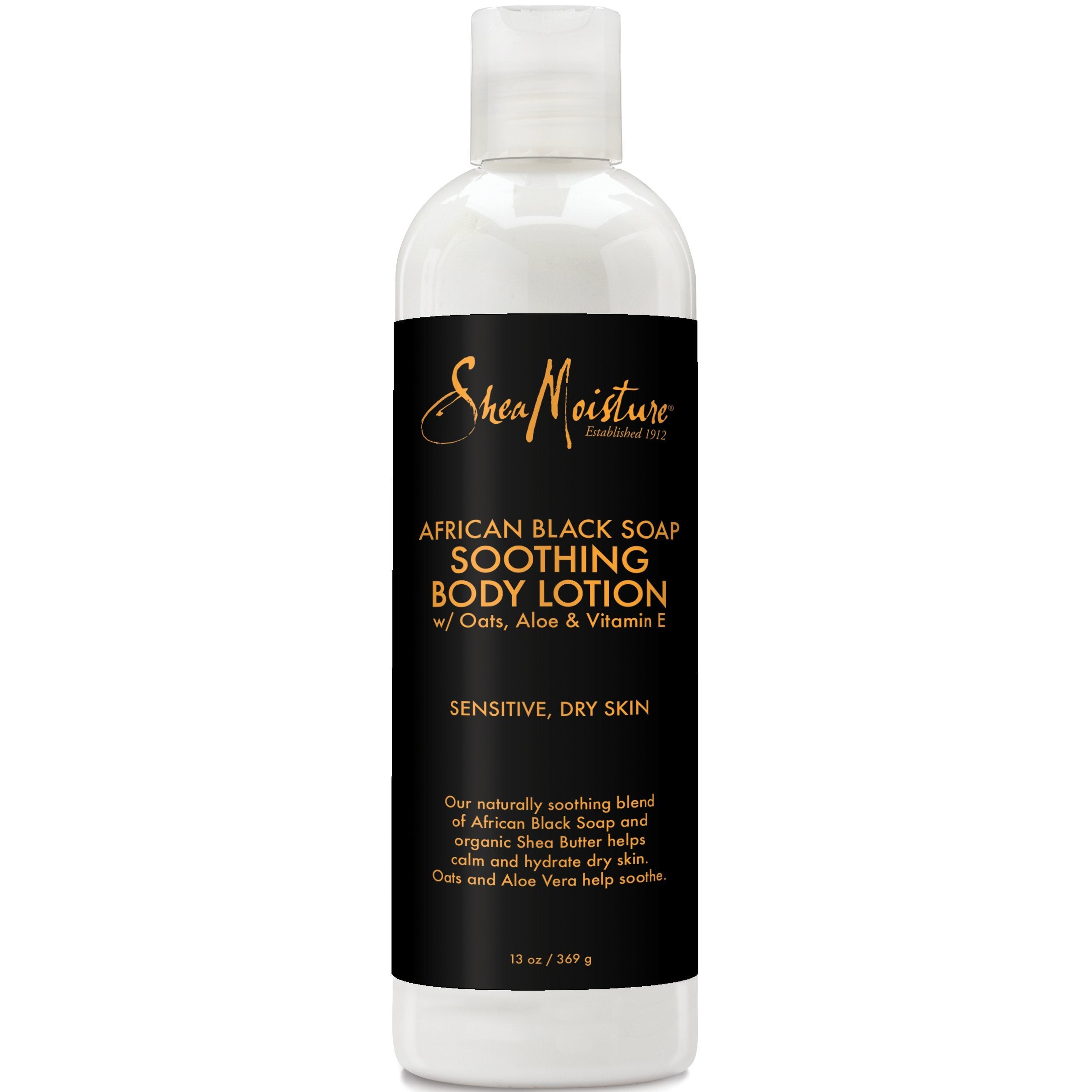 SheaMoisture African Black Soap Lotion, 13 Ounce